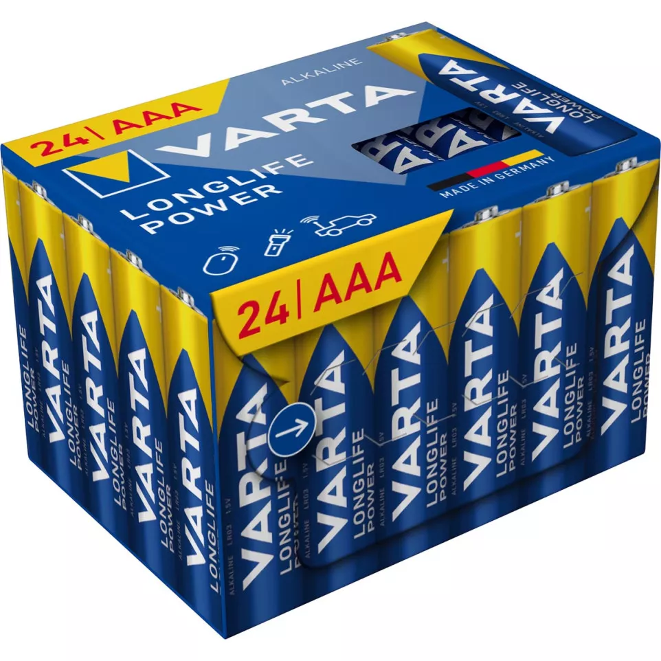 Varta pile Longlife Power AAA, paquet...