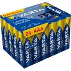 Varta pile Longlife Power AAA, paquet de 24 pièces
