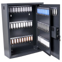 Pavo Magnettag armoire à clés, pour 100 porte-clés, gris foncé