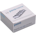 Pavo Magnettag porte-clés, paquet de 10 pièces, noir