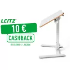 Leitz Ergo Small Foldable Sit Stand Desk Manual Height Adjustable on Legs