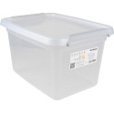 DONAU Home boîte de rangement, 15 litres, transparent