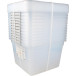 DONAU Home boîte de rangement, 32 litres, transparent