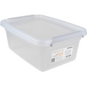 DONAU Home boîte de rangement, 12,5 litres, transparent