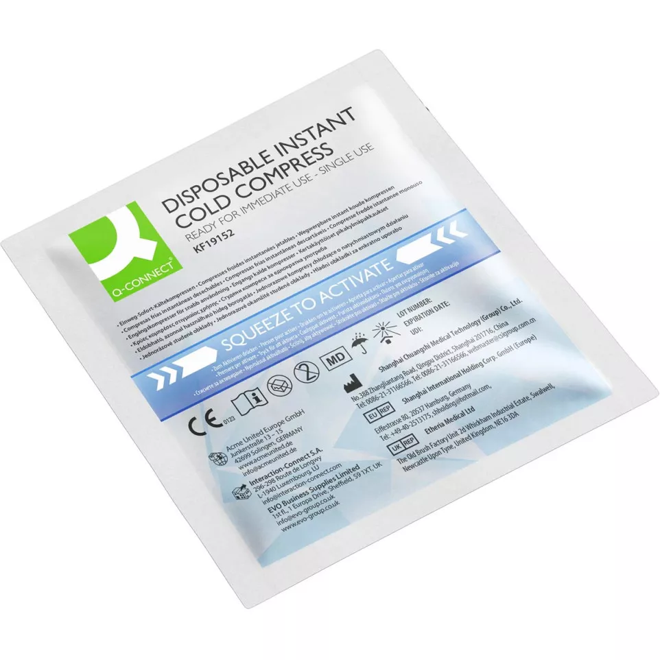 Q-CONNECT compresse froide, 13 x 14...