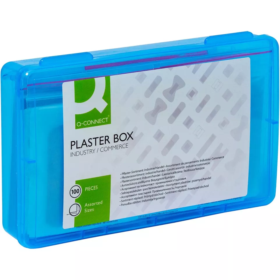 Q-CONNECT pleisters, assortiment van...