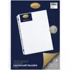 Multo pochette perforée pour cartes de visite ft A4, 10 pochettes, pak van 10 stuks