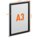 Durable clicklijst, ft A3, met zwarte frame
