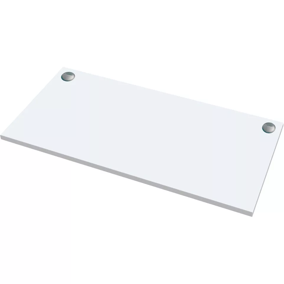 Fellowes bureaublad, ft 160 x 80 cm, wit