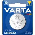 Varta CR3032 3V Lithium Coin Battery, Blister Pack of 1 Piece