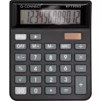 Q-CONNECT bureaurekenmachine KF19065, 12 cijfers, zwart