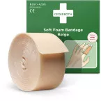 Cederroth Soft Foam Bandage Beige 6 cm x 4.5 m
