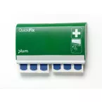 Plum QuickFix Blue Adhesive Bandage Dispenser with 45 Bandages Included