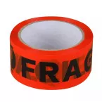Ruban adhésif d'emballage fragile, ft 50 mm x 66 m, orange
