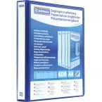 DONAU A4 30 mm D-ring 4-ring blue polypropylene binder