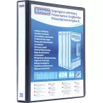 DONAU A4 4 D-ring binder 25 mm PP black