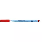 Staedtler Lumocolor feutre effaçable, largeur de trait: 0,6 mm, rouge