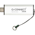 Q-CONNECT clé USB-C 3.2 Gen1, argent, 256 Go