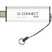 Q-CONNECT USB-C Flash Drive 3.2 Gen1 Silver 64GB