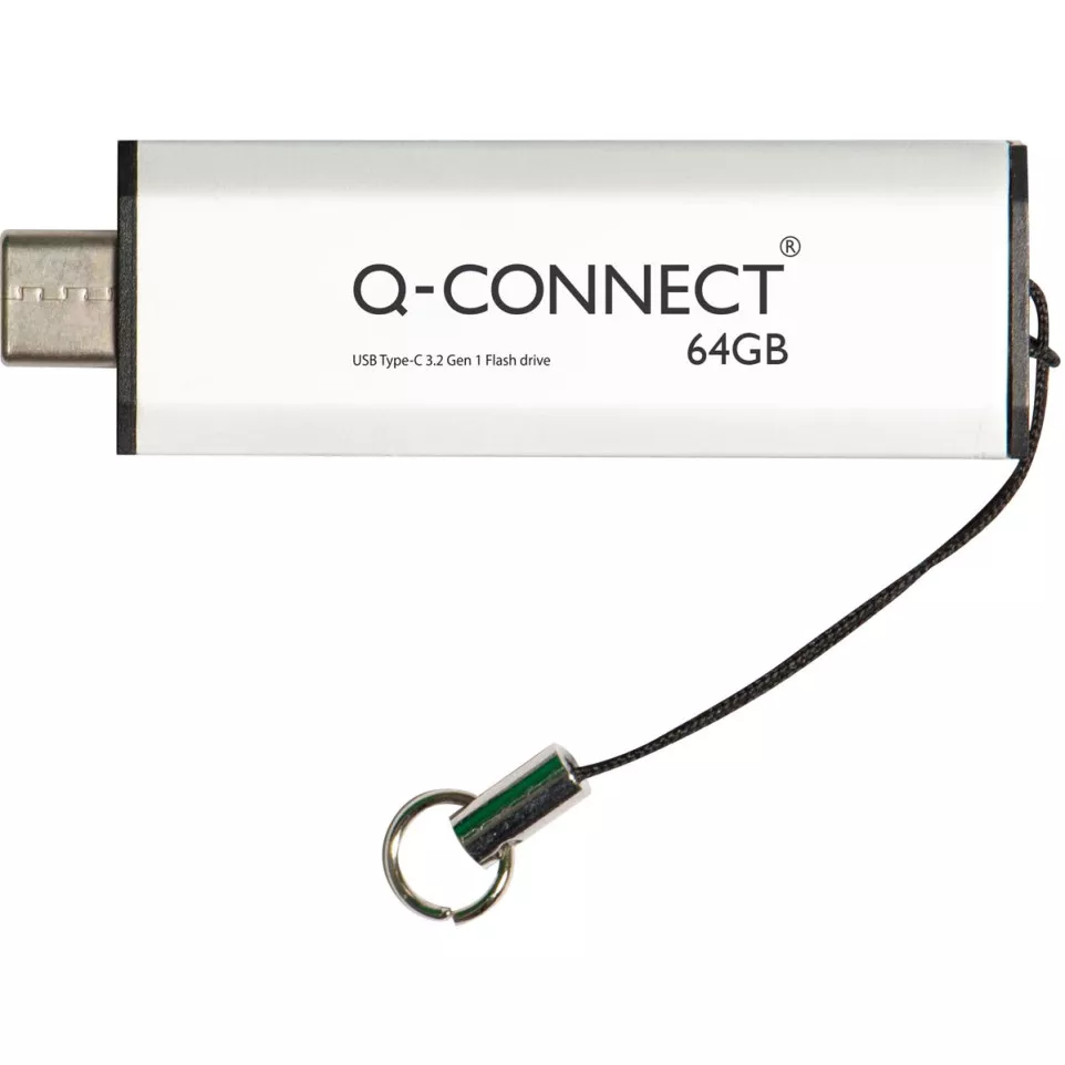 Q-CONNECT USB-C Flash Drive 3.2 Gen1...