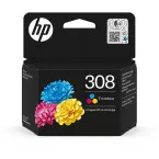 HP 308 Tri-color Original Ink Cartridge 7FP20UE approximately 120 pages