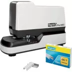 Rapid elektrische nietmachine Pro 90EC, contactloos, 50 blad, wit