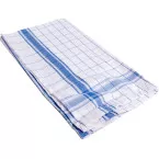 Handdoek Adalynne, ft 50 x 70 cm, geruit, blauw, pak van 3 stuks