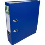 Q-CONNECT classeur, pour ft A4, en carton recouvert de PP, avec bord de protection, dos de 8 cm, bleu