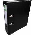 Q-CONNECT classeur, pour ft A4, en carton recouvert de PP, avec bord de protection, dos de 8 cm, noir