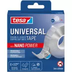 Tesa ruban adhésif double-face Nano Power, ft 3 m x 30 mm, transparant