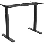 Height Adjustable Sit Stand Desk Frame, Black