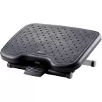 Q-Connect Footrest with Rubber Mat Adjustable to 3 Heights