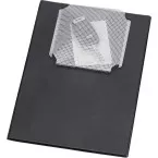 MAUL vertical clipboard folder, A4 size, storage compartment, black, pack of 10
