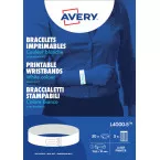 Avery Dennison Printable Wristbands 18 x 265 mm White Pack of 50 Labels