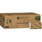 Papernet essuie-mains en papier Simplify, pli en Z, 2 plis, 200 feuilles, paquet de 20 pièces
