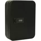 Key Cabinet with Combination Lock for 48 Keys Black