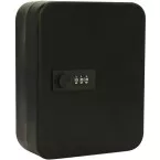 Key Cabinet with Combination Lock for 30 Keys Black