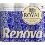 Renova Royal papier toilette, 4 plis, 140 feuilles, paquet de 63 rouleaux