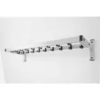 V-part wall-mounted coat rack Safe with 19 hooks