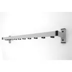 V-part Safe Wall-Mounted Coat Rack with 10 Hooks