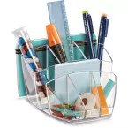 Mineral by Cep pencil box with 8 compartments transparent