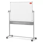 Nobo Mobile Magnetic Pivoting Enamelled Whiteboard 150 x 120 cm