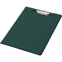 Q-CONNECT plaque à pince, PP, ft A4, double, vert
