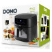 Domo heteluchtfriteuse Deli-Fryer met kijkvenster, 8 l, zwart
