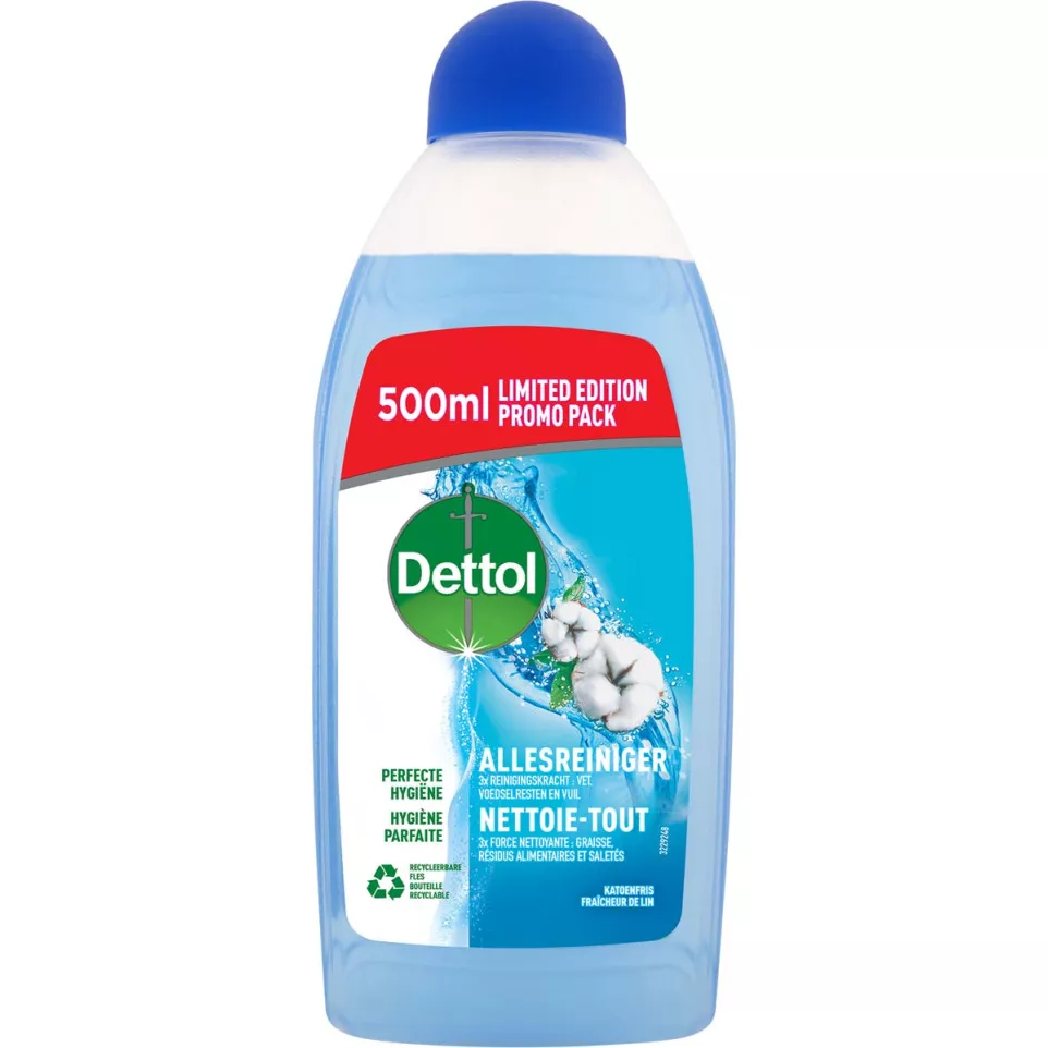 Dettol multi-usages, coton, bouteille...