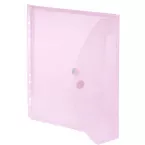 FolderSys A4 Punched Pocket Red