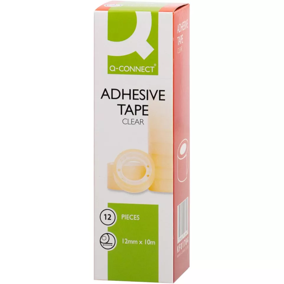 Q-CONNECT ruban adhésif, PP, ft 12 mm...