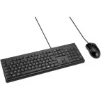Kensington KM100 EQ Wired Desktop Set AZERTY Keyboard and Mouse