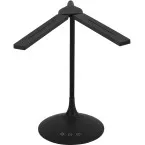 ALBA LED draadloze LED bureaulamp Twin, zwart