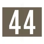 Sliding File Tab 500 x 4 Grey